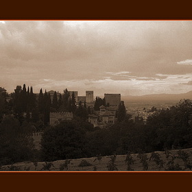 Гранада. Вид на Альгамбру