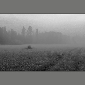 Тува, село Сизим. Утренний туман